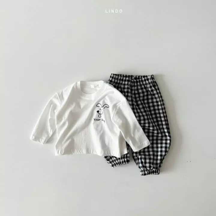 Lindo - Korean Children Fashion - #kidzfashiontrend - Animal Top Bottom Set - 3