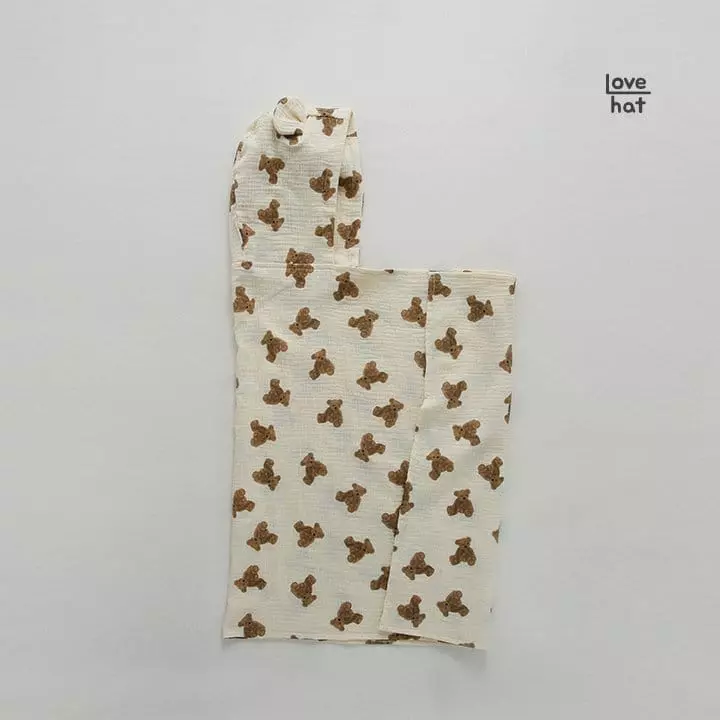 Love Hat - Korean Baby Fashion - #babyoutfit - Bear Blanket Bathrobe - 2