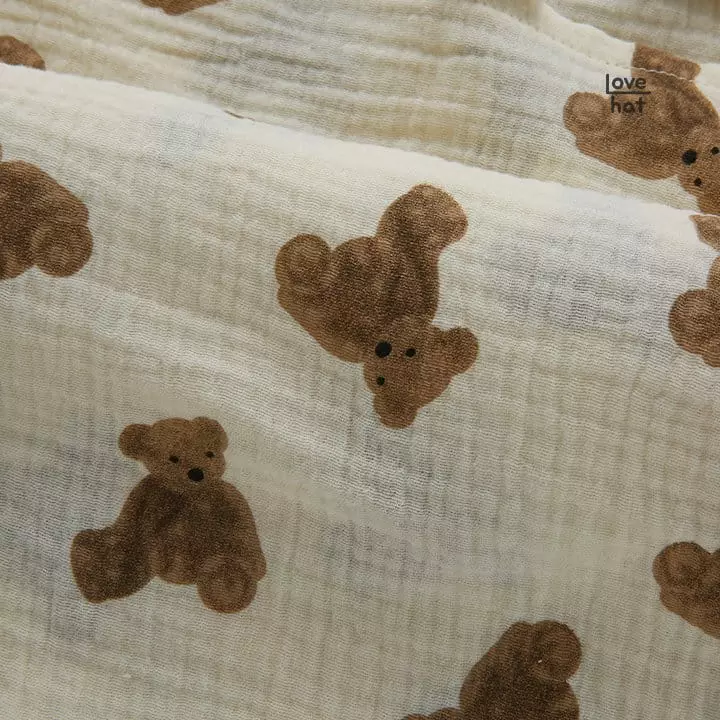 Love Hat - Korean Baby Fashion - #babywear - Bear Blanket Bathrobe - 4