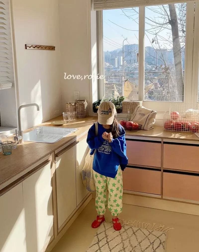 Love Rosie - Korean Children Fashion - #fashionkids - Paint Terry Jogger Pants - 5