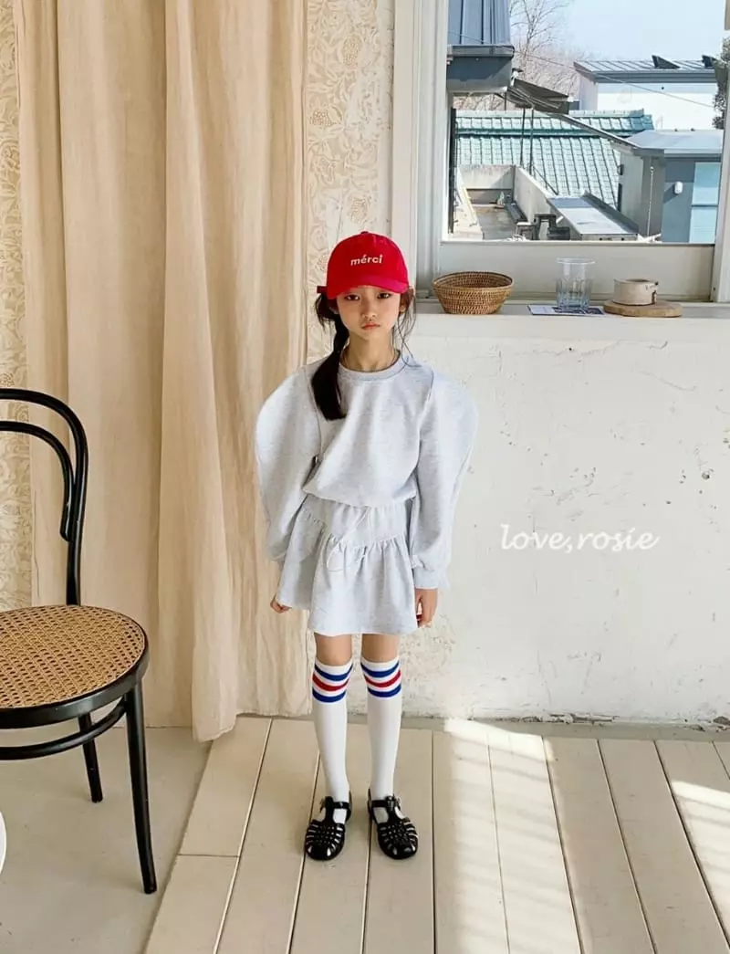 Love Rosie - Korean Children Fashion - #kidsshorts - Barbie Top Skirt Set - 4