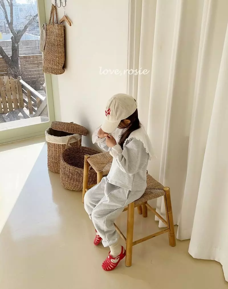 Love Rosie - Korean Children Fashion - #magicofchildhood - Vely Sailor Collar Top Bottom Set