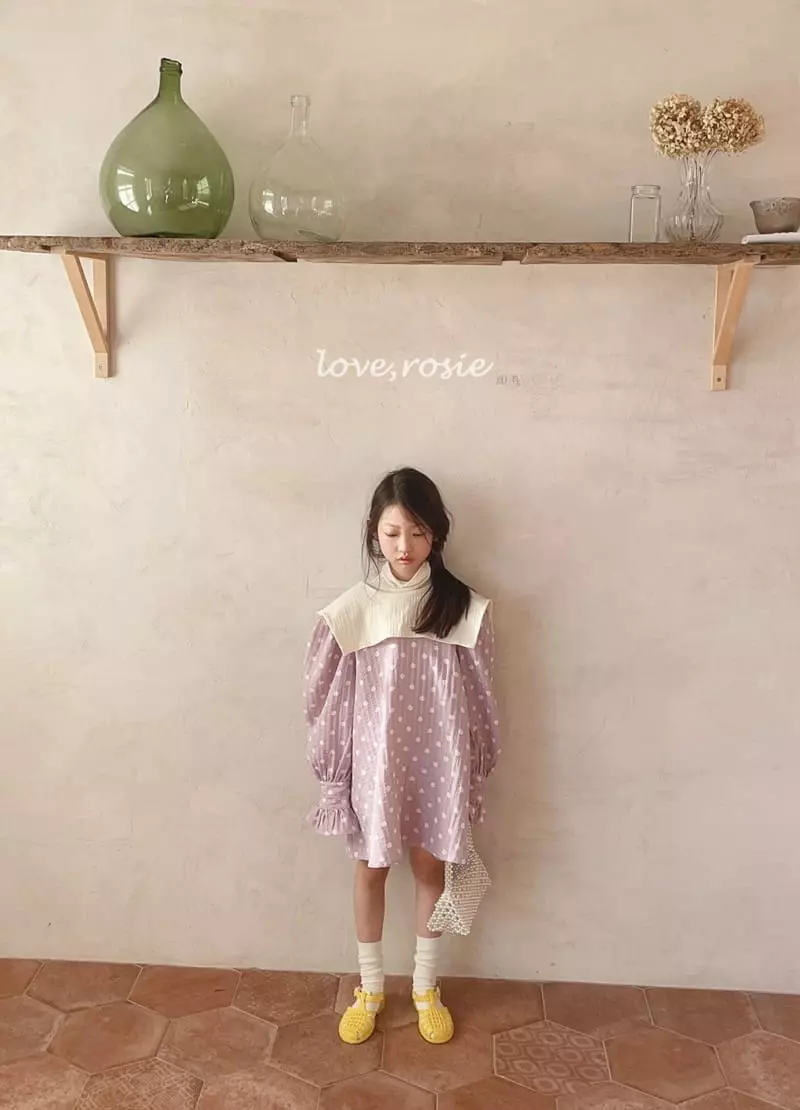 Love Rosie - Korean Children Fashion - #toddlerclothing - Dot Yoru Sailor One-piece