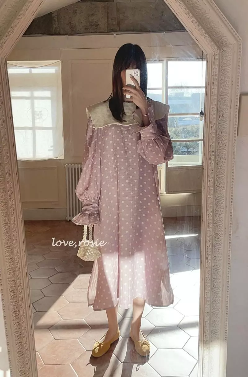 Love Rosie - Korean Women Fashion - #womensfashion - Mom Dot Yoru Sailor One-piece - 4