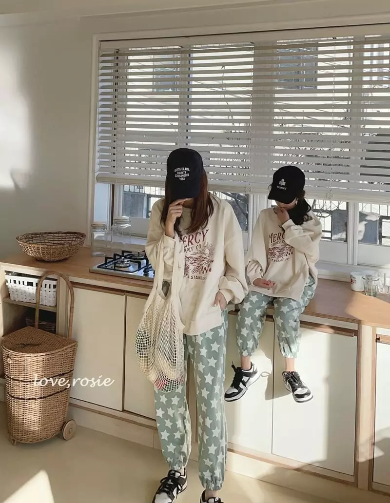 Love Rosie - Korean Women Fashion - #momslook - Mom Paint Terry Jogger Pants - 12