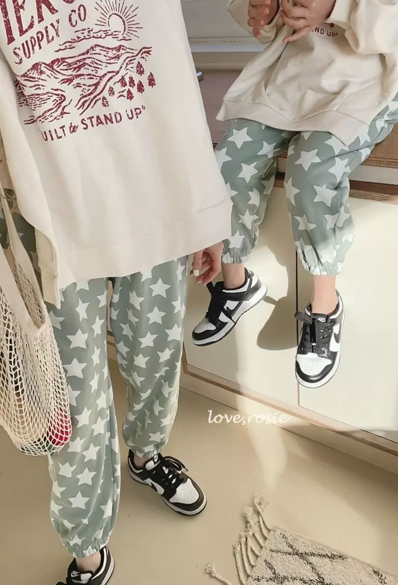Love Rosie - Korean Women Fashion - #momslook - Mom Paint Terry Jogger Pants - 8