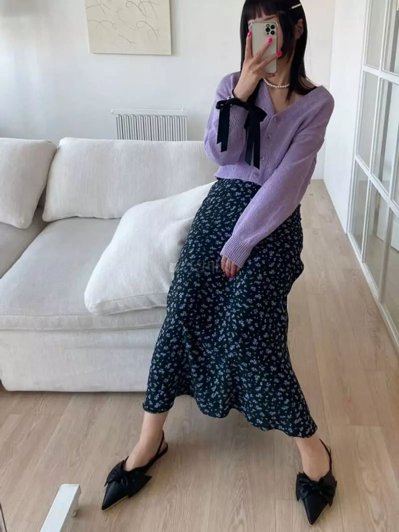 Lovemoment - Korean Women Fashion - #momslook - Jelly Crop Cardigan