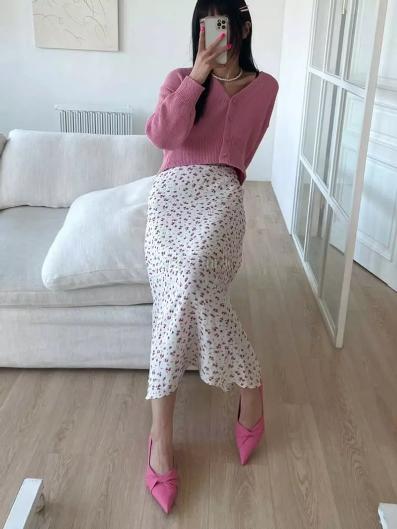 Lovemoment - Korean Women Fashion - #momslook - Jelly Crop Cardigan - 3