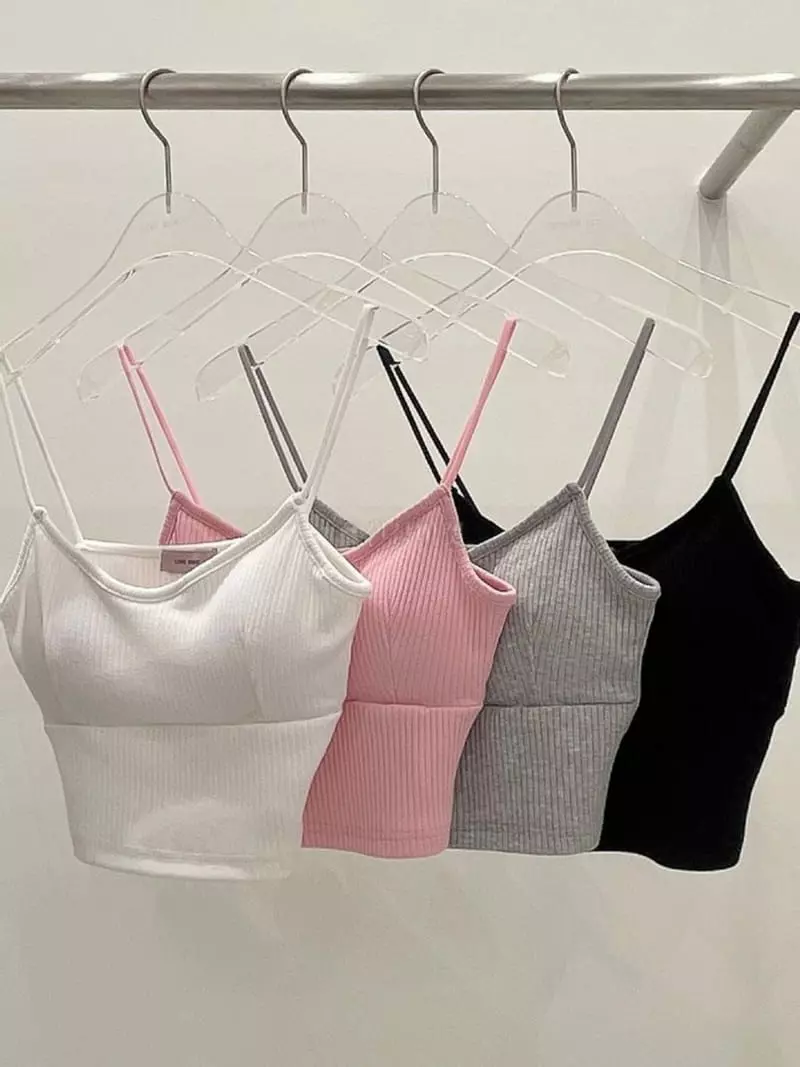 Lovemoment - Korean Women Fashion - #womensfashion - Martin Bra Tee - 4