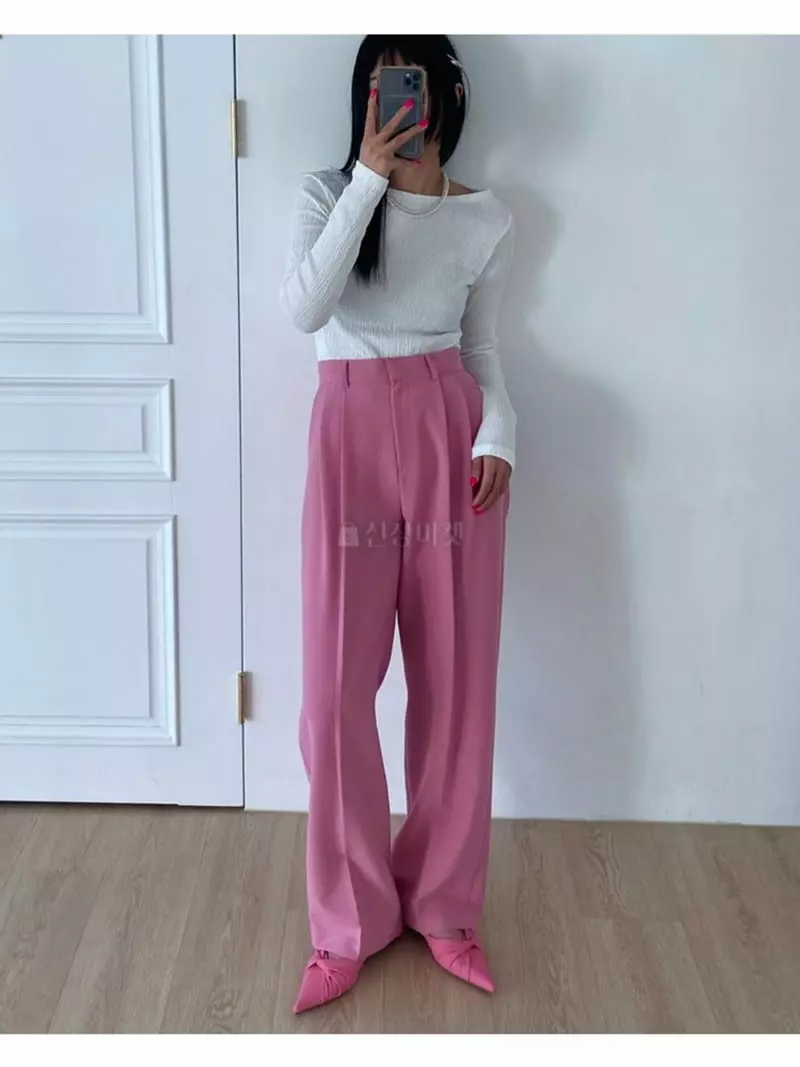 Lovemoment - Korean Women Fashion - #momslook - Joy Pintuck Pants - 4