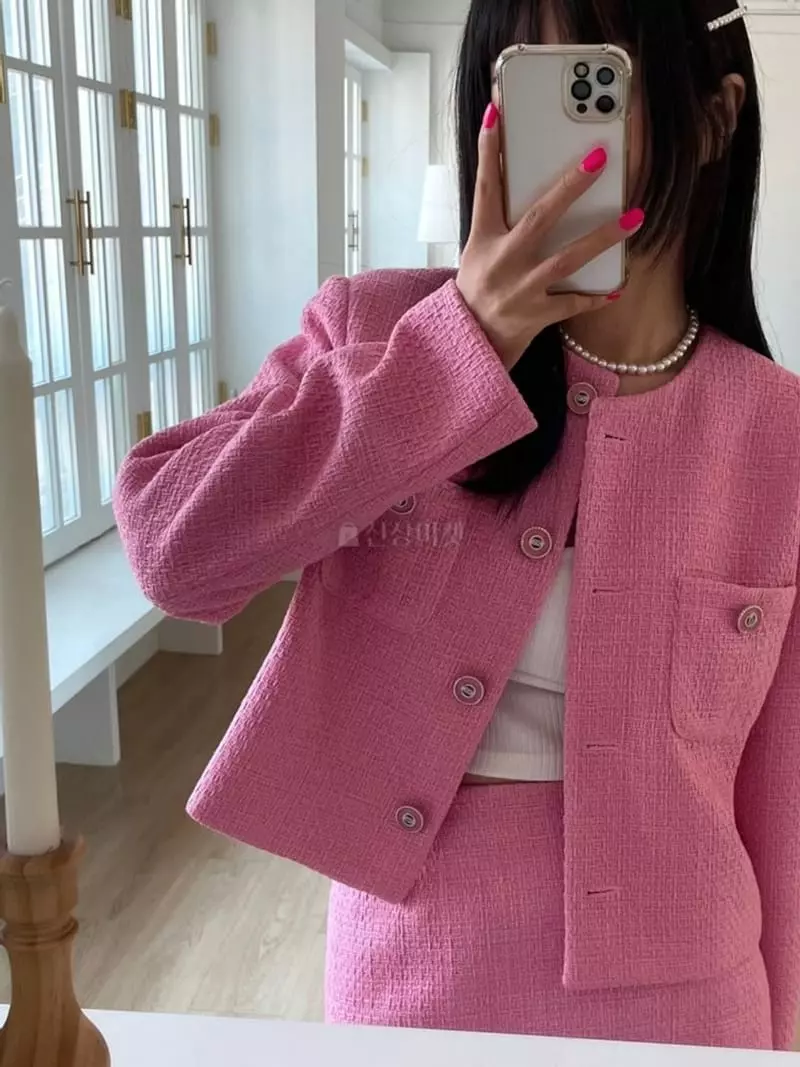 Lovemoment - Korean Women Fashion - #womensfashion - Coco Tweed Jacket - 3