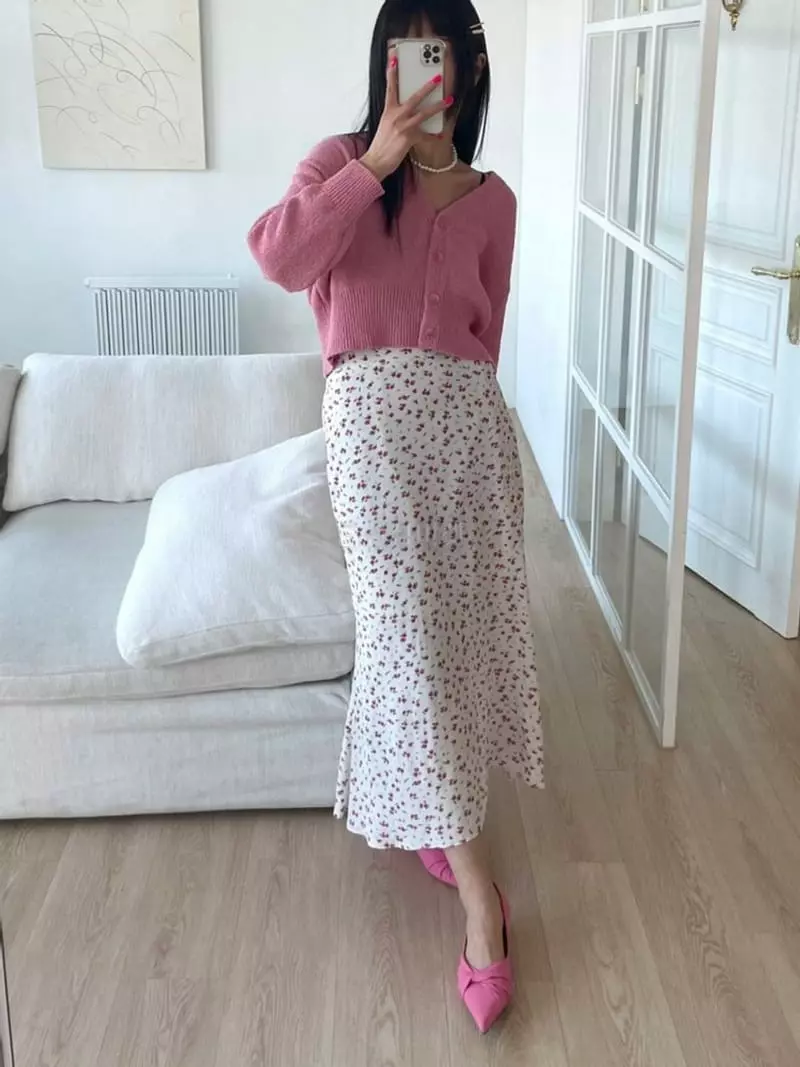 Lovemoment - Korean Women Fashion - #womensfashion - Rosy Skirt - 2