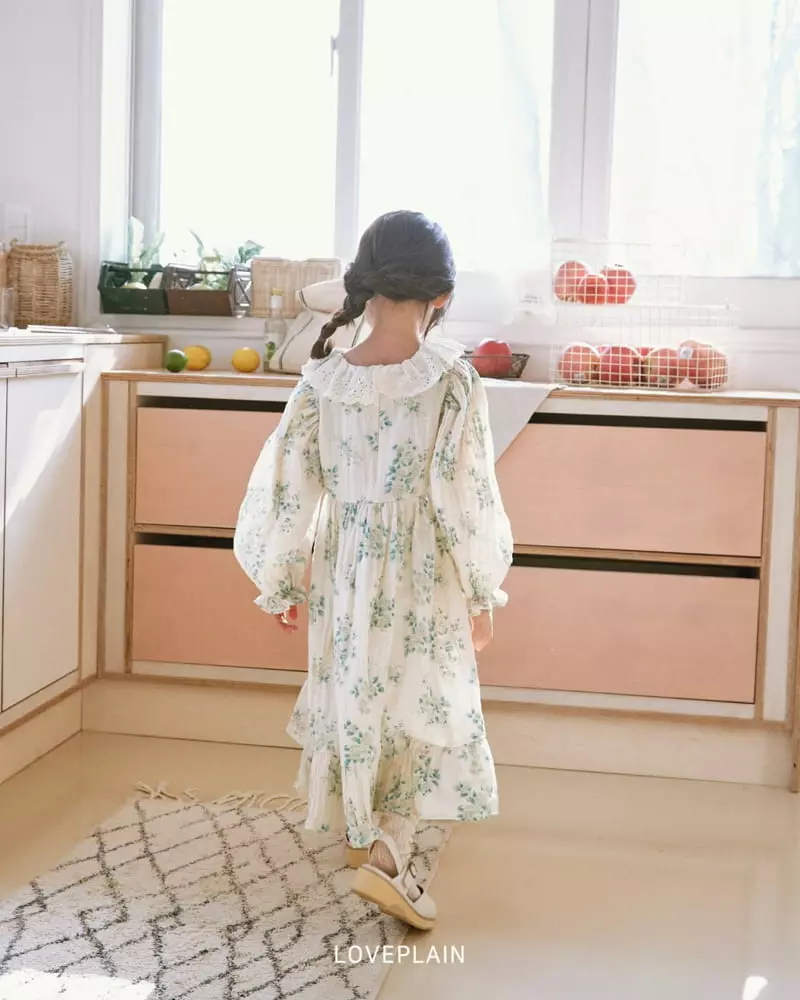 Loveplain - Korean Children Fashion - #childofig - Rose One-piece - 2