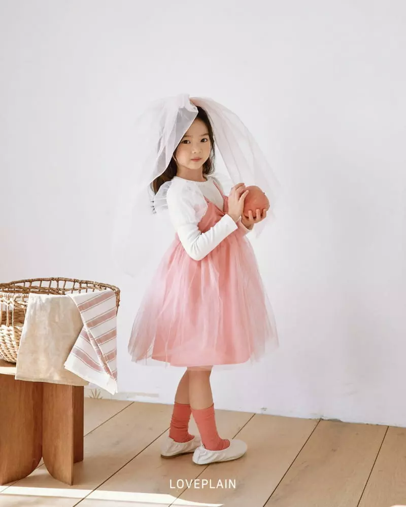 Loveplain - Korean Children Fashion - #childrensboutique - Ribbon Sha Sha One-piece - 5