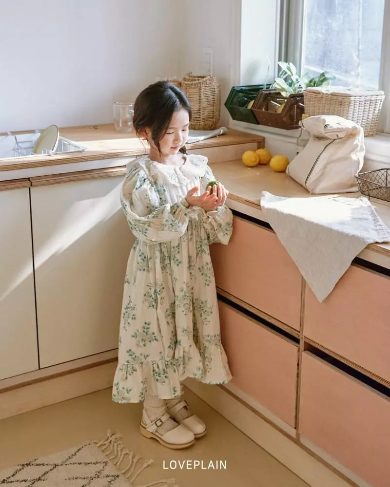 Loveplain - Korean Children Fashion - #fashionkids - Rose One-piece - 6