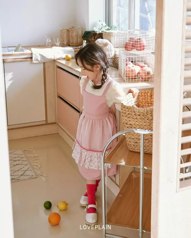 Loveplain - Korean Children Fashion - #discoveringself - Garden Dungarees One-piece - 4