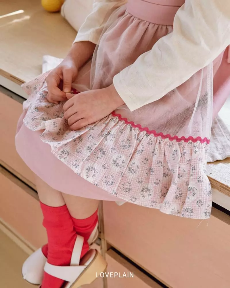 Loveplain - Korean Children Fashion - #kidsshorts - Garden Dungarees One-piece - 5