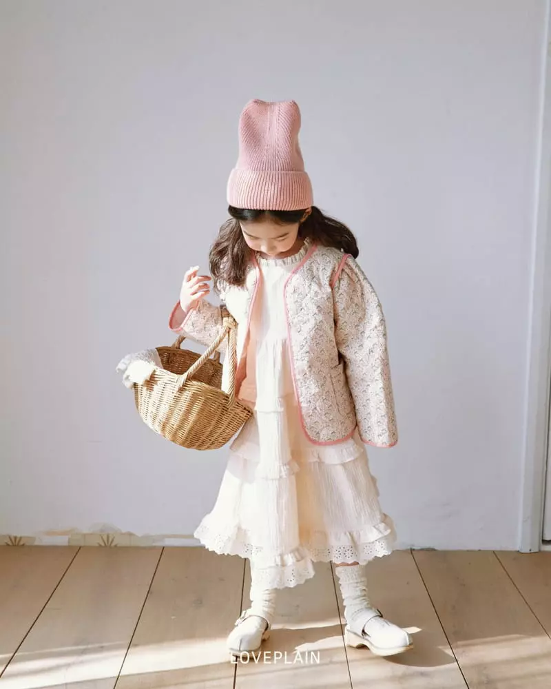 Loveplain - Korean Children Fashion - #minifashionista - Flower Quilitng Jumper with mom - 3