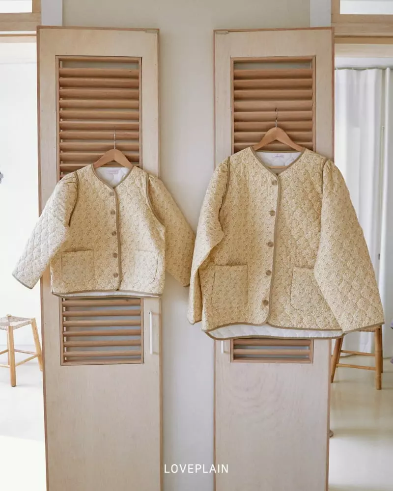 Loveplain - Korean Children Fashion - #stylishchildhood - Flower Quilitng Jumper with mom - 7