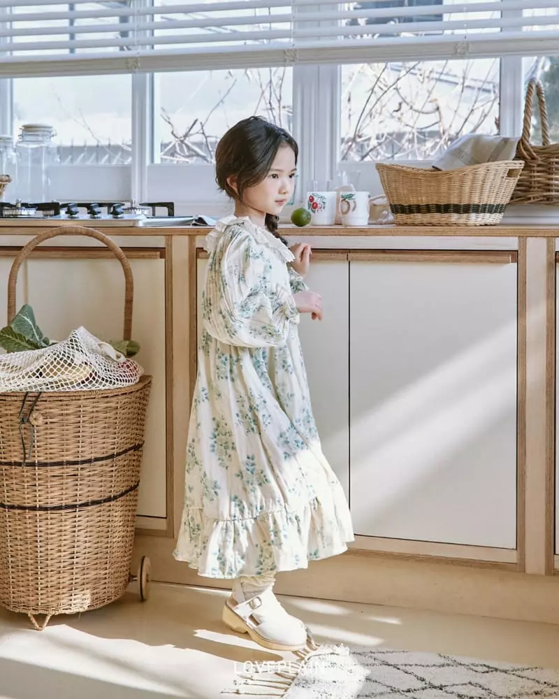Loveplain - Korean Children Fashion - #stylishchildhood - Rose One-piece