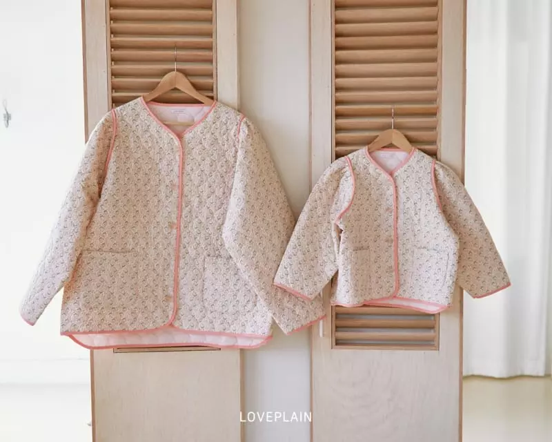 Loveplain - Korean Children Fashion - #toddlerclothing - Flower Quilitng Jumper with mom - 6