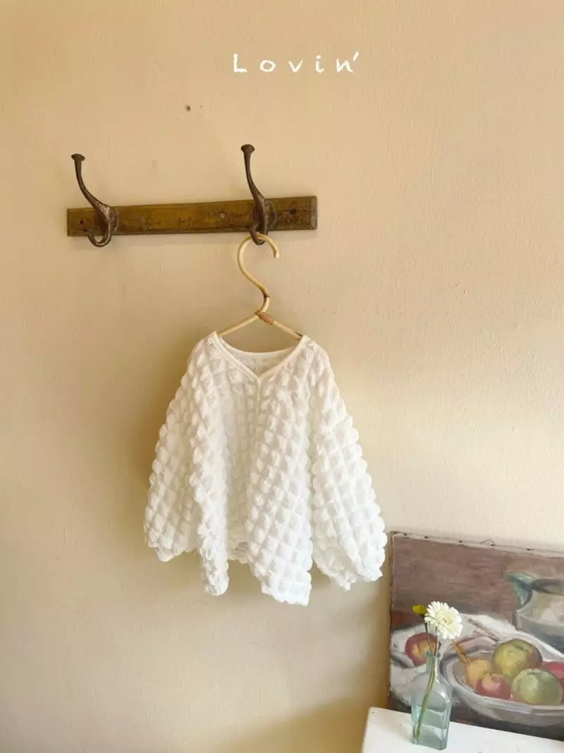 Lovin - Korean Children Fashion - #discoveringself - Bubble Cardigan