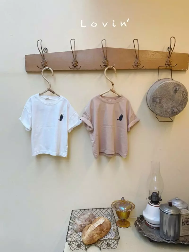 Lovin - Korean Children Fashion - #fashionkids - Nero Tee