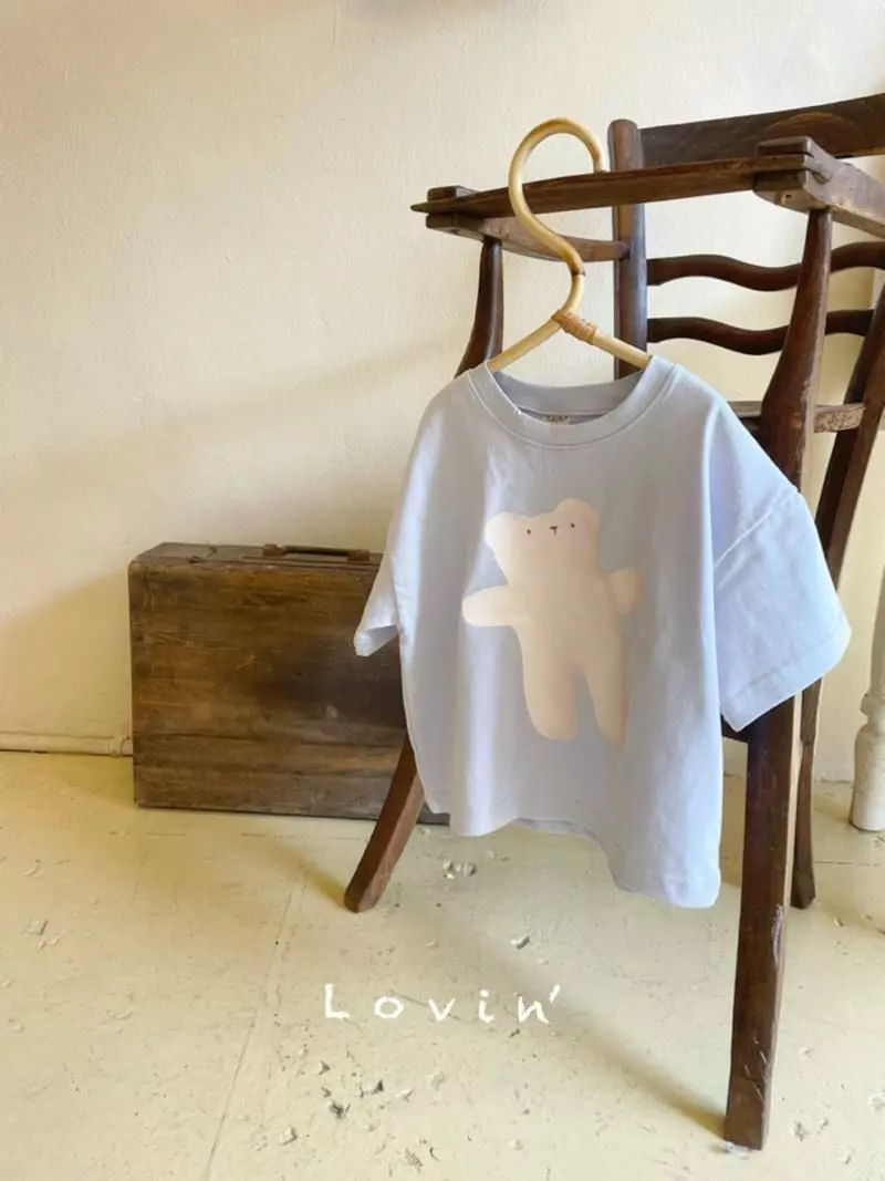 Lovin - Korean Children Fashion - #minifashionista - White Bear Tee - 7