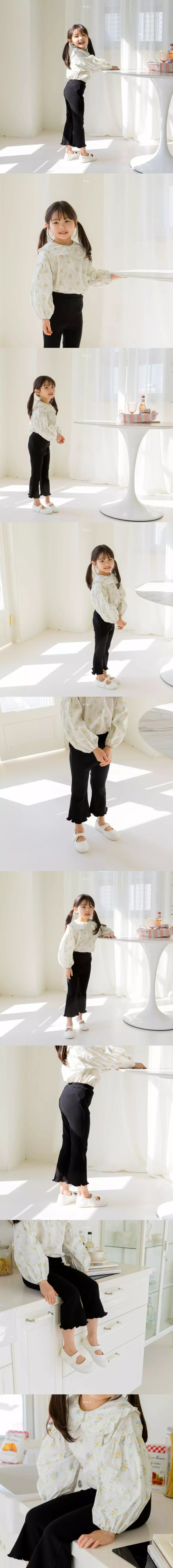 MAY - Korean Children Fashion Brand - #littlefashionista - Bootscut Leggings - 2