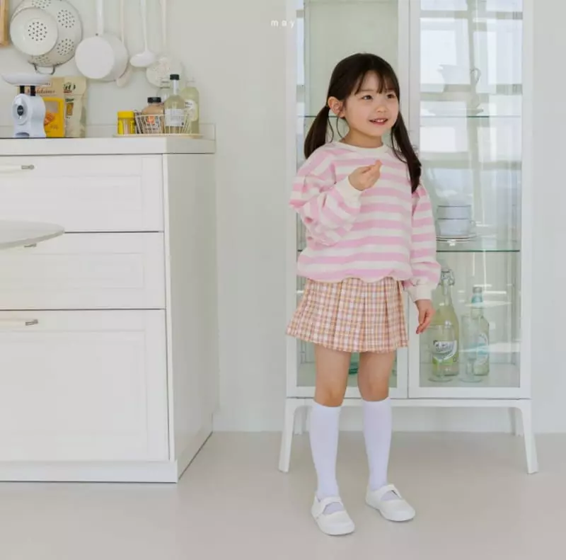 MAY - Korean Children Fashion Brand - #magicofchildhood - Sleeve Wrinkle Sweatshirt