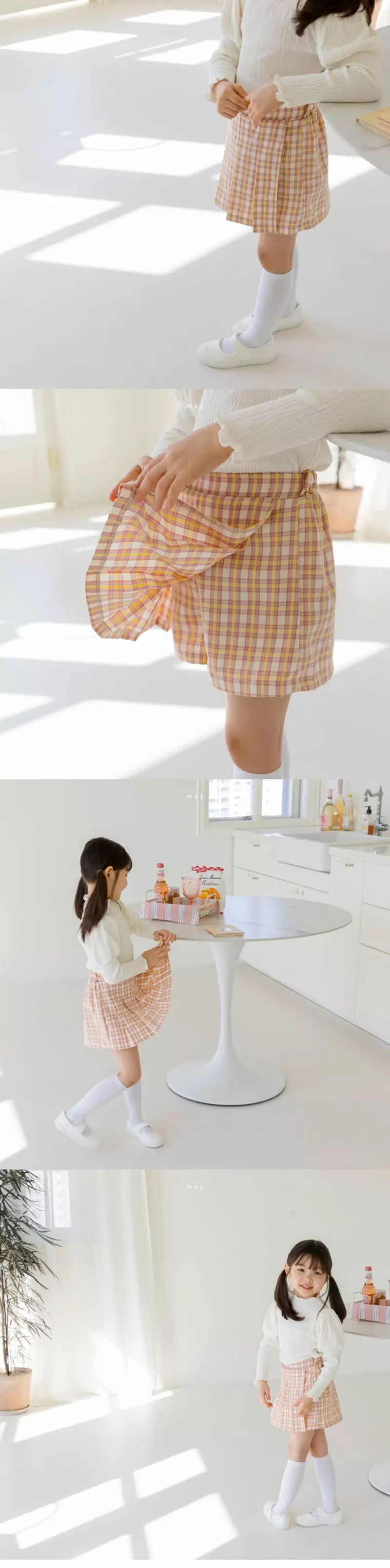 MAY - Korean Children Fashion Brand - #magicofchildhood - Wrap Pants Skirt - 4