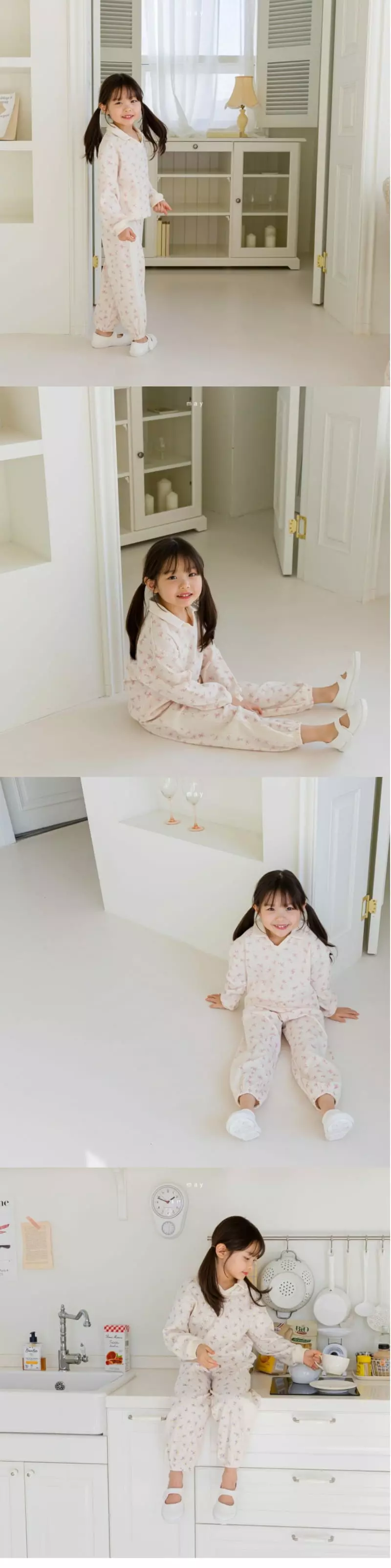 MAY - Korean Children Fashion Brand - #stylishchildhood - Anywhere Top Bottom Set - 4