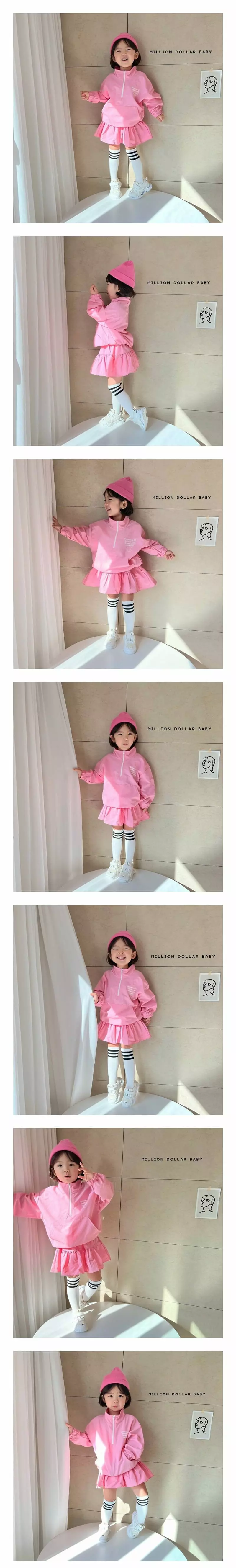 MILLION DOLLAR BABY - Korean Children Fashion Brand - #childrensboutique - Wind Anorak Skirt Set - 2