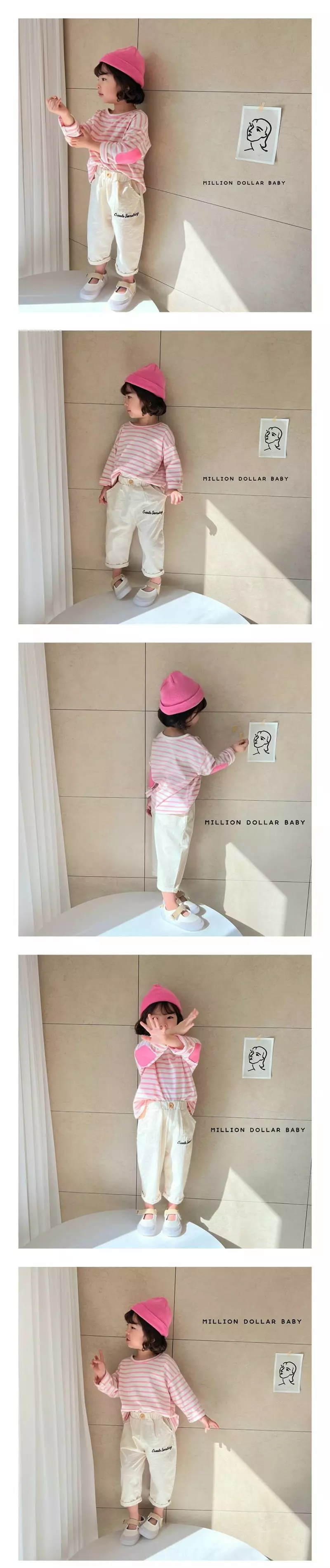 MILLION DOLLAR BABY - Korean Children Fashion Brand - #minifashionista - Haru Embroidery Pants - 2