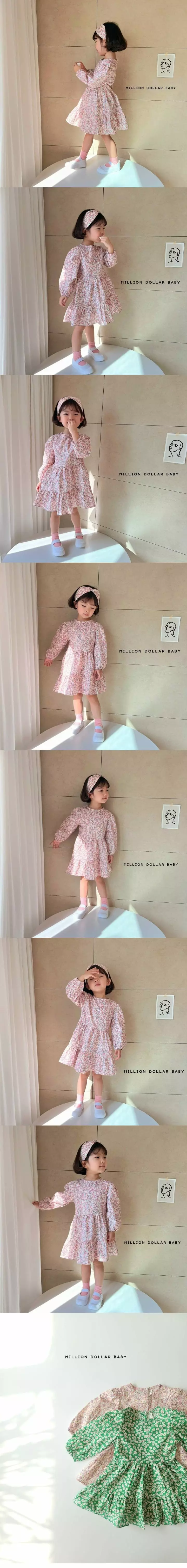 MILLION DOLLAR BABY - Korean Children Fashion Brand - #stylishchildhood - Cancan Flower One-piece - 3