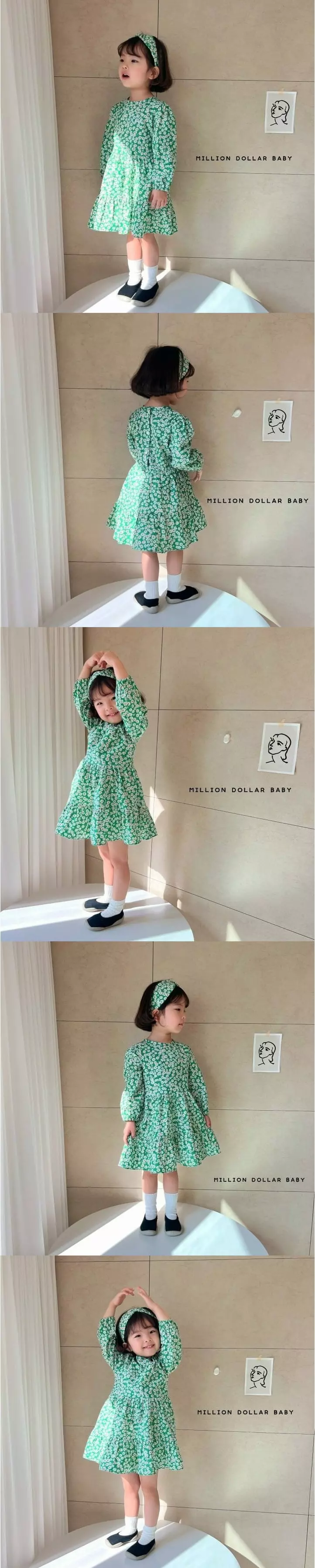 MILLION DOLLAR BABY - Korean Children Fashion Brand - #toddlerclothing - Cancan Flower One-piece - 2