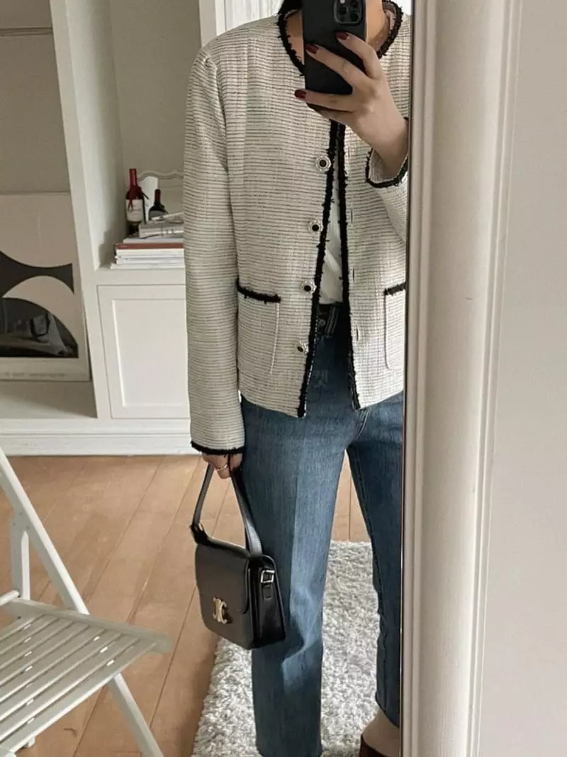 Magnet - Korean Women Fashion - #momslook - Minute Tweed Jacket