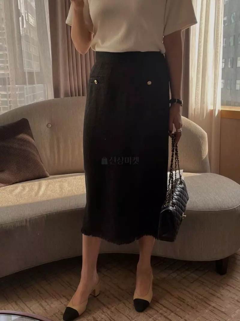 Magnet - Korean Women Fashion - #momslook - Tweed Skirt - 3