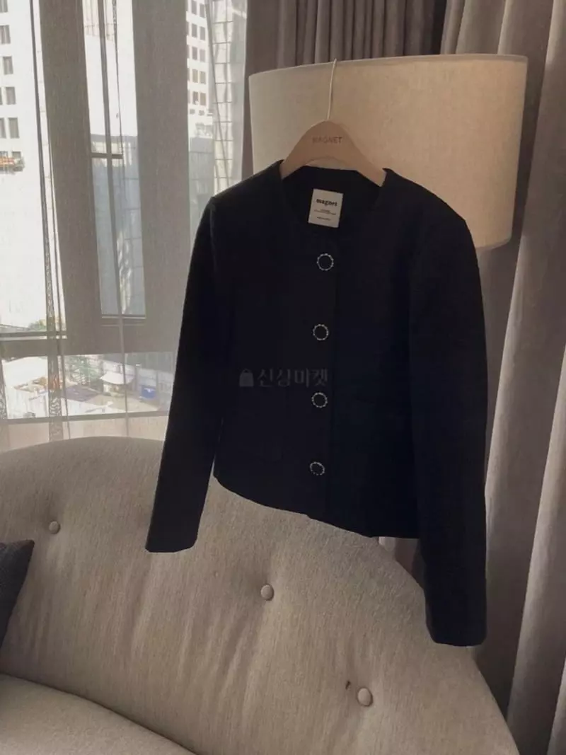 Magnet - Korean Women Fashion - #womensfashion - Coco Pearl Tweed Jacket - 4