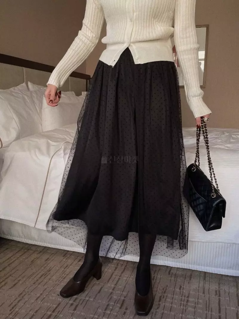 Magnet - Korean Women Fashion - #momslook - Sha Dot Skirt