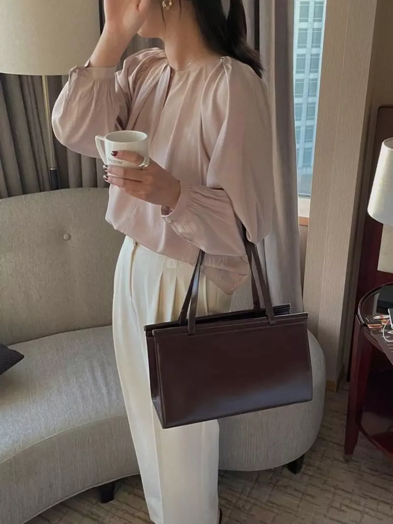 Magnet - Korean Women Fashion - #momslook - Aurora Pintuck Blouse - 2