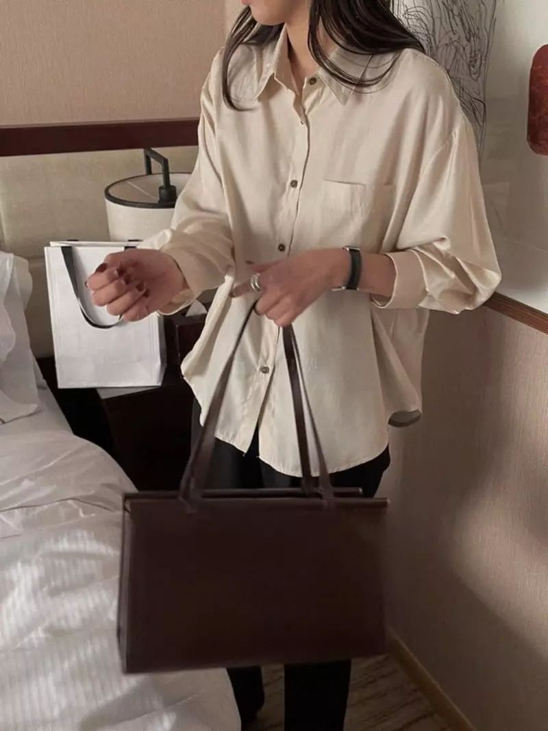 Magnet - Korean Women Fashion - #pursuepretty - Day Silket Shirt