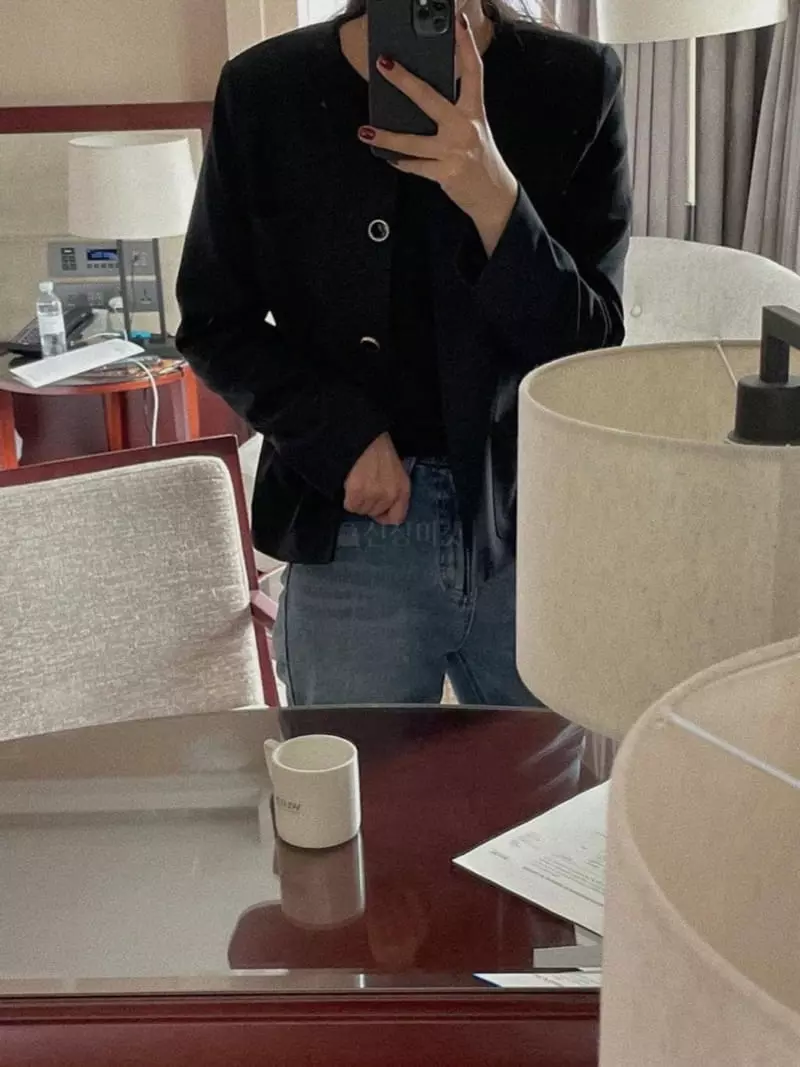 Magnet - Korean Women Fashion - #vintageinspired - Melissa Check Jacket - 2