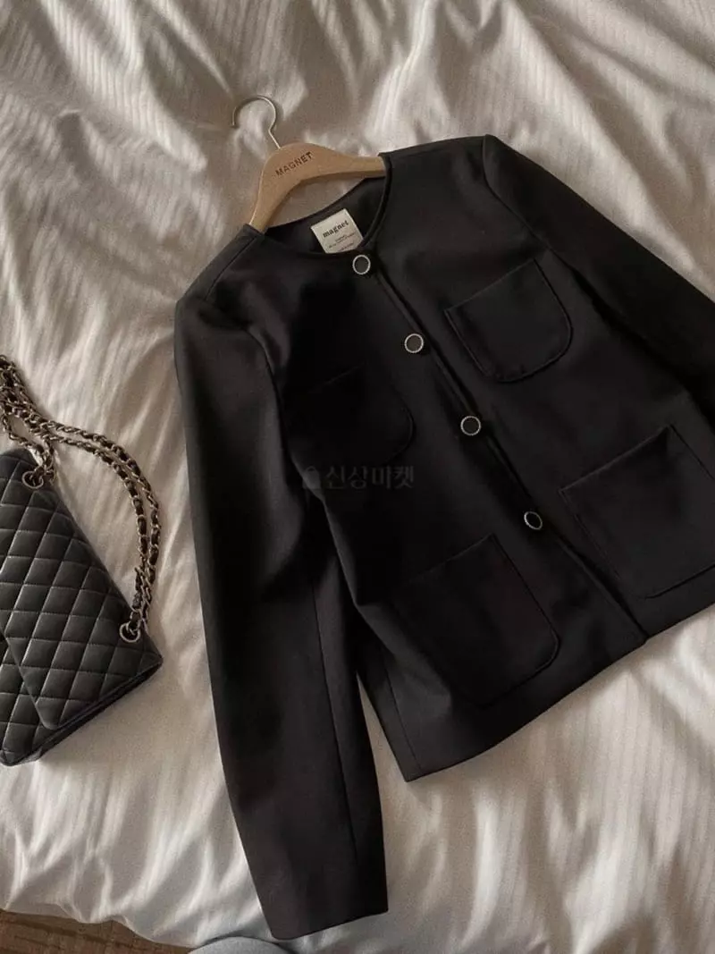Magnet - Korean Women Fashion - #vintagekidsstyle - Melissa Check Jacket - 3