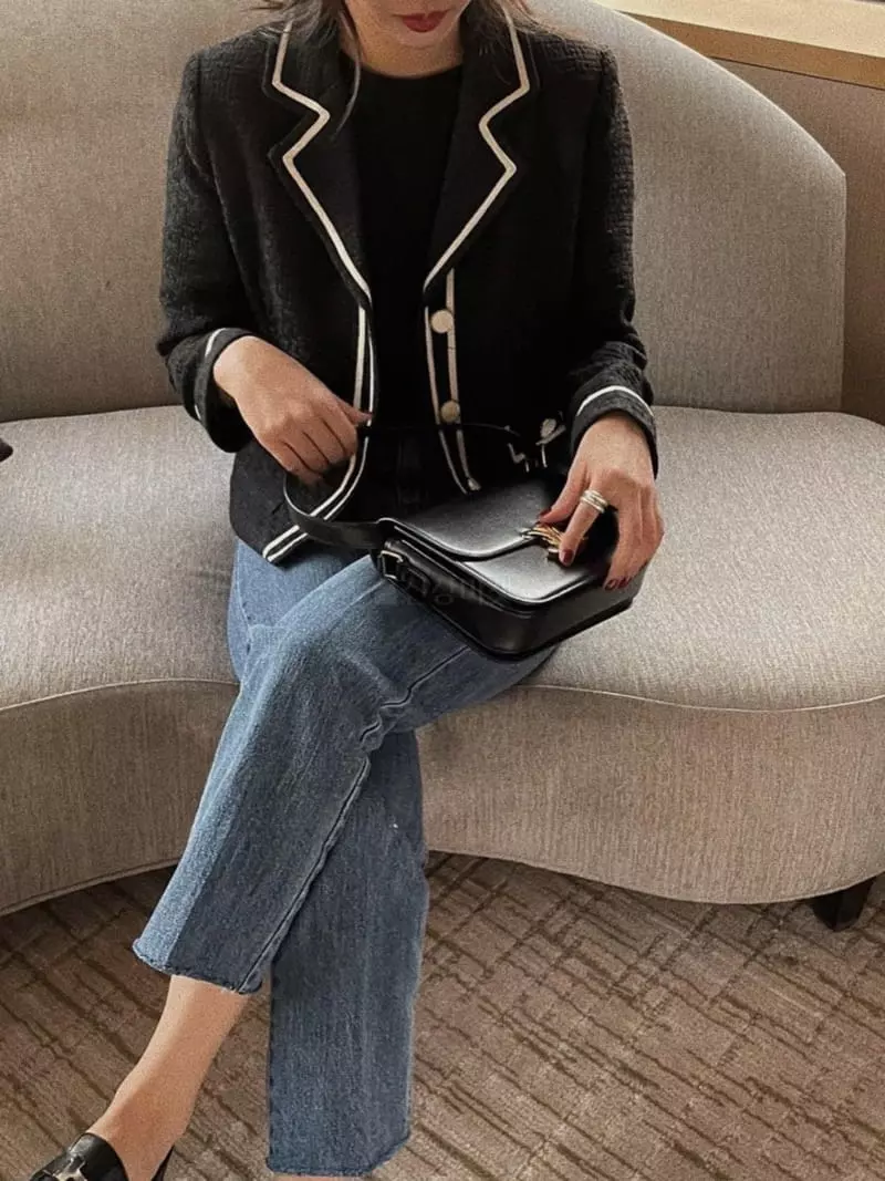 Magnet - Korean Women Fashion - #womensfashion - Cielin Tweed Jacket - 3