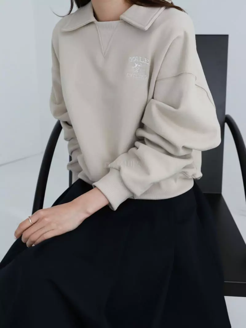 Majdan - Korean Women Fashion - #momslook - Yale Sweatshirt - 4