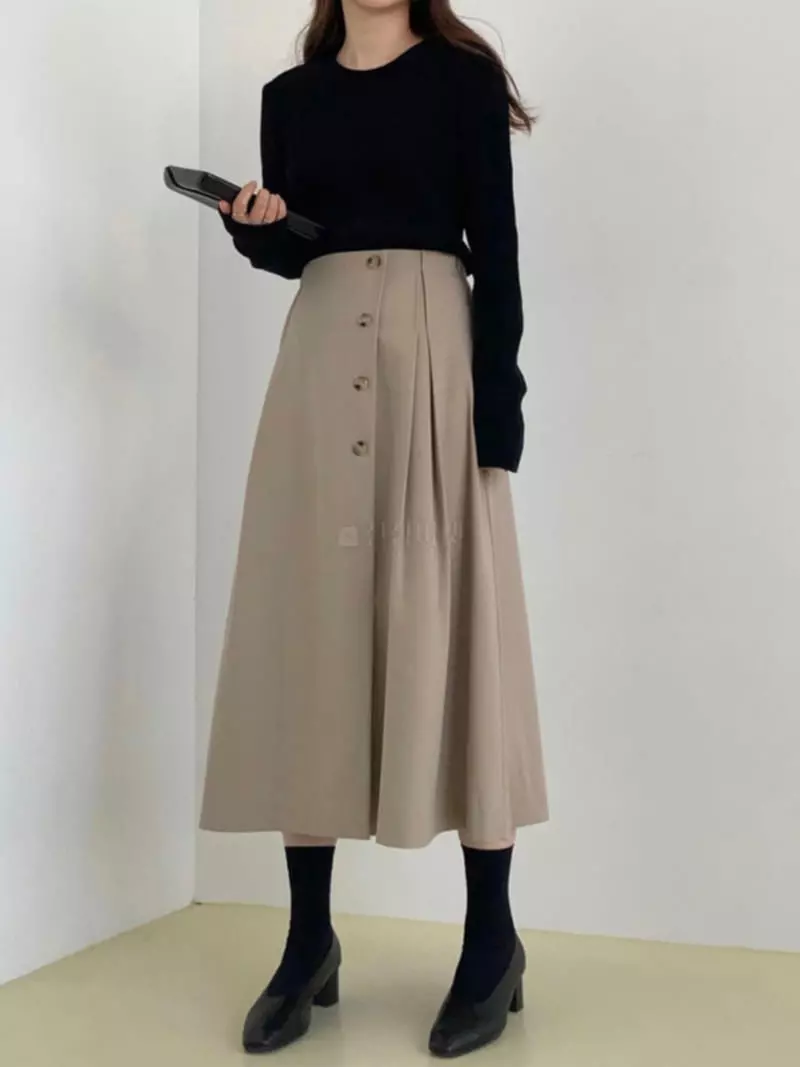 Majdan - Korean Women Fashion - #vintageinspired - Veil Skirt