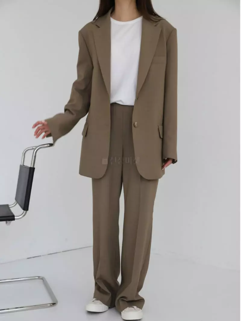 Majdan - Korean Women Fashion - #momslook - Sage Jacket - 4