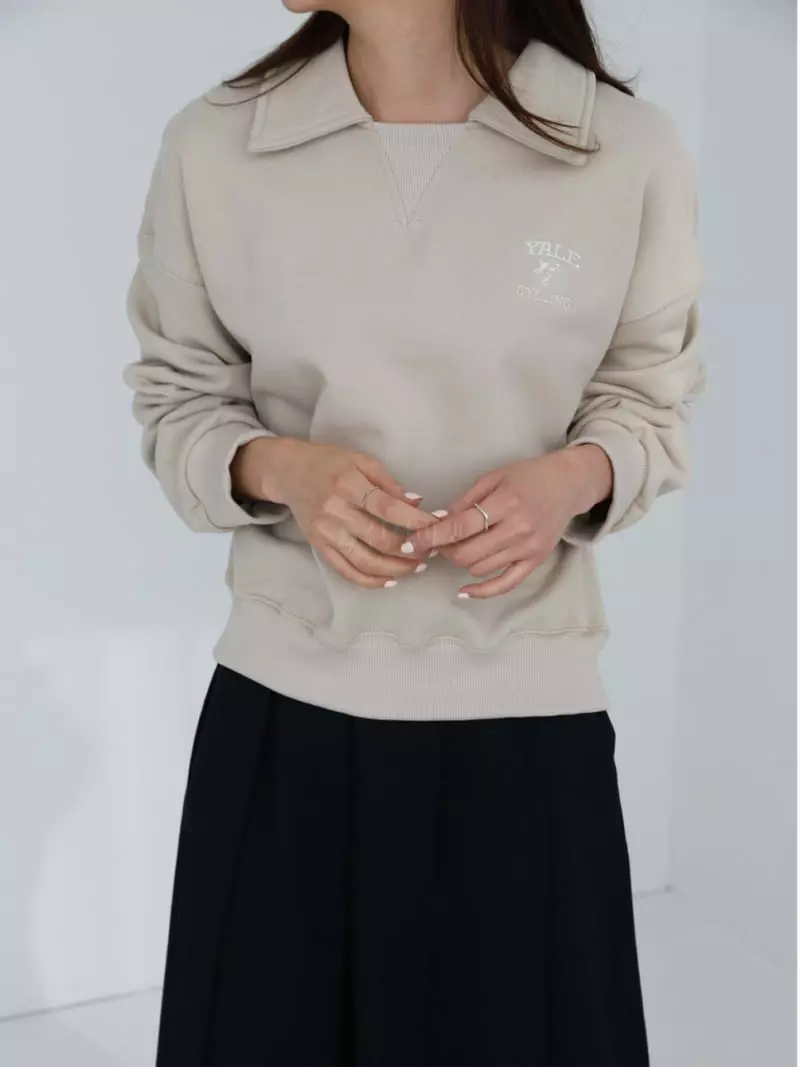 Majdan - Korean Women Fashion - #womensfashion - Yale Sweatshirt - 2
