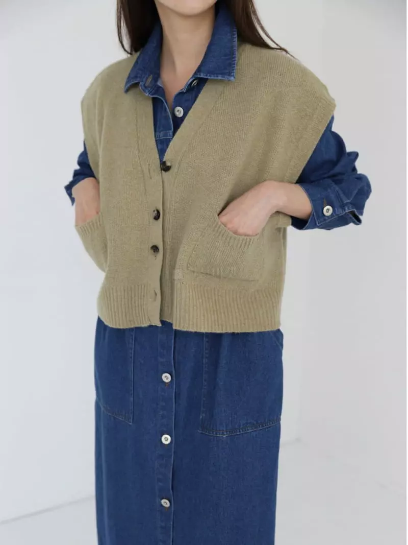 Majdan - Korean Women Fashion - #womensfashion - Now Knit Vest - 3